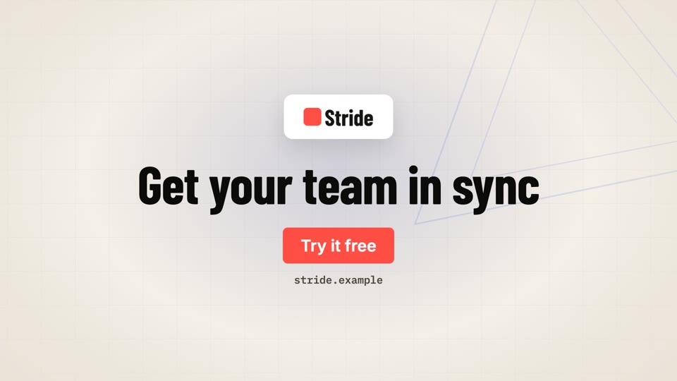 The last frame of a video with a call-to-action button